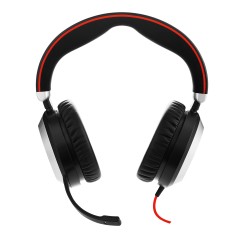 Premium Noise-Cancelling Jabra EVOLVE 80 UC Duo USB Headset – Model 7899-829-209